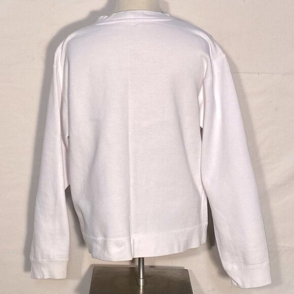 Vintage Boca White Pink Logo Crew Neck Sweatshirt M - Picture 11 of 13